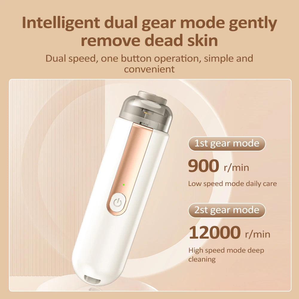 Pro Pedicure Roller: Get salon-smooth feet at home! Electric callus remover for soft, beautiful feet. Step confidently into sandal season!