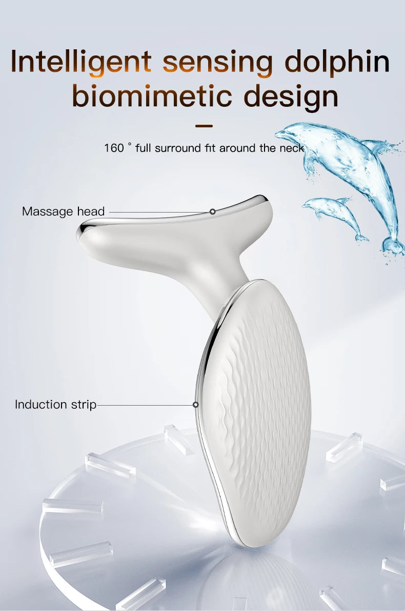 Yavani Electric Neck Lifting Device Skin Tightening Machine New Rechargeable Warm Face Wrinkle Remover Tool ABS Vibration