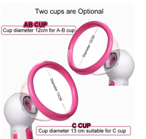 Portable Electric Breast Enlargement Device Vacuum Pump Cup Breast Massager Enhancing Cupping Machine Nipple Enlarge Instrument