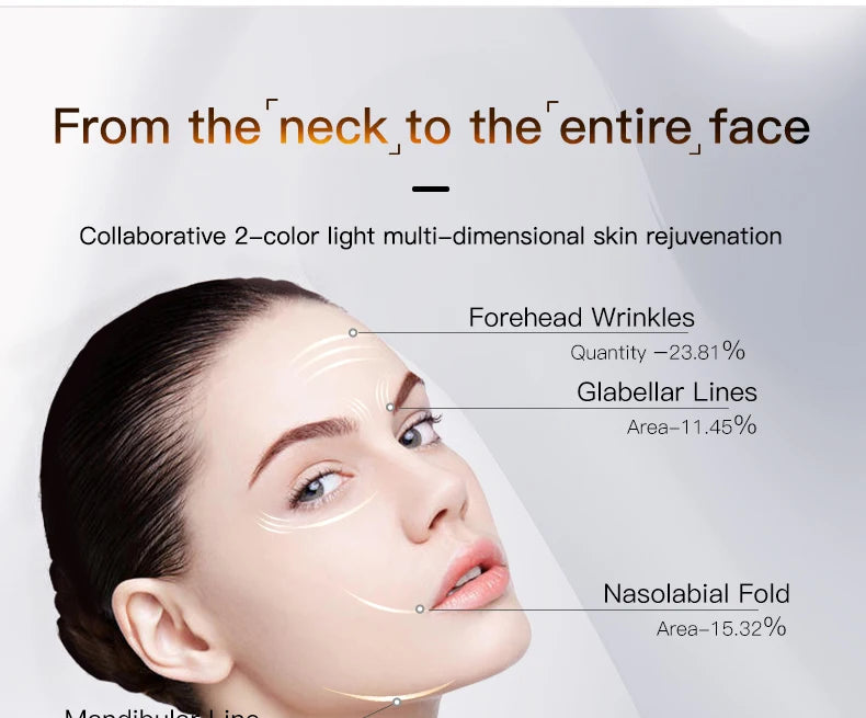Yavani Electric Neck Lifting Device Skin Tightening Machine New Rechargeable Warm Face Wrinkle Remover Tool ABS Vibration