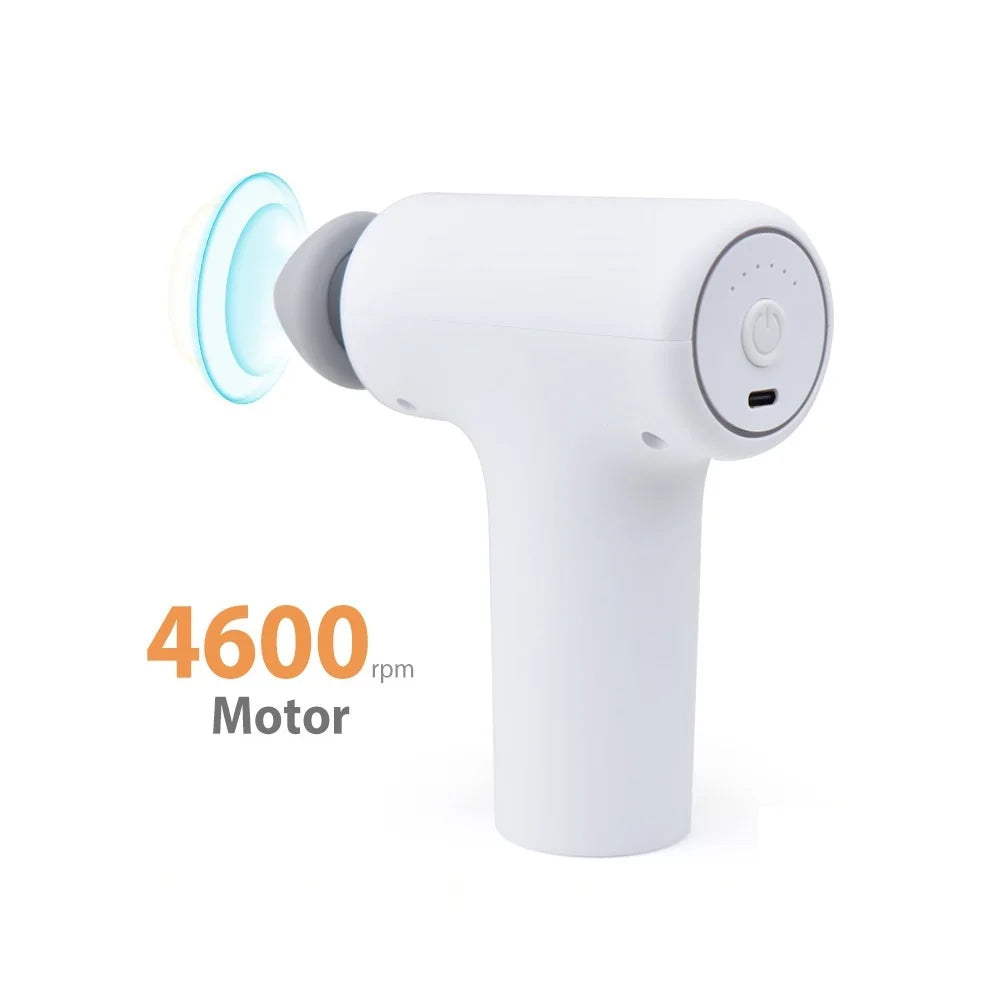 Mini Thermal Massage Gun Portable Multifunctional Deep Muscle Fascia Fitness Indoor Handheld Sports Massager Gun Booster