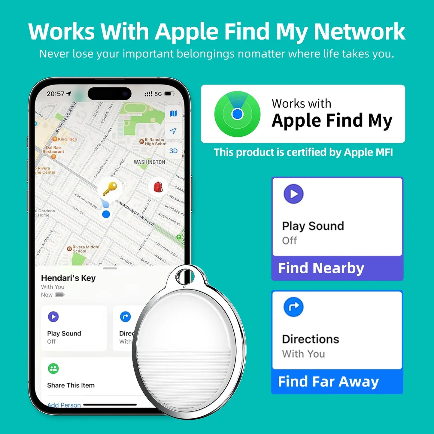 Mini GPS Tracker For Apple