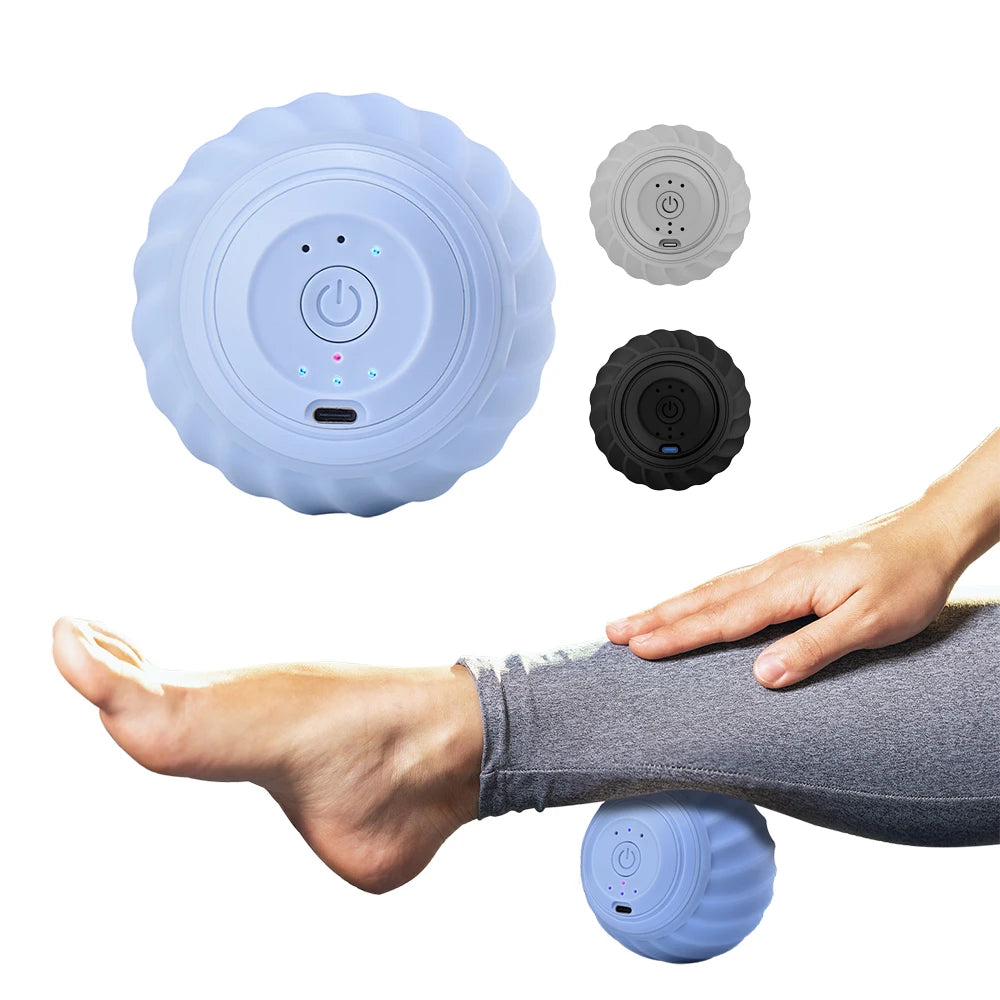 Yavani Electric Yoga Fascia Massage Ball Fitness Massage Ball for Muscle Pain Relief