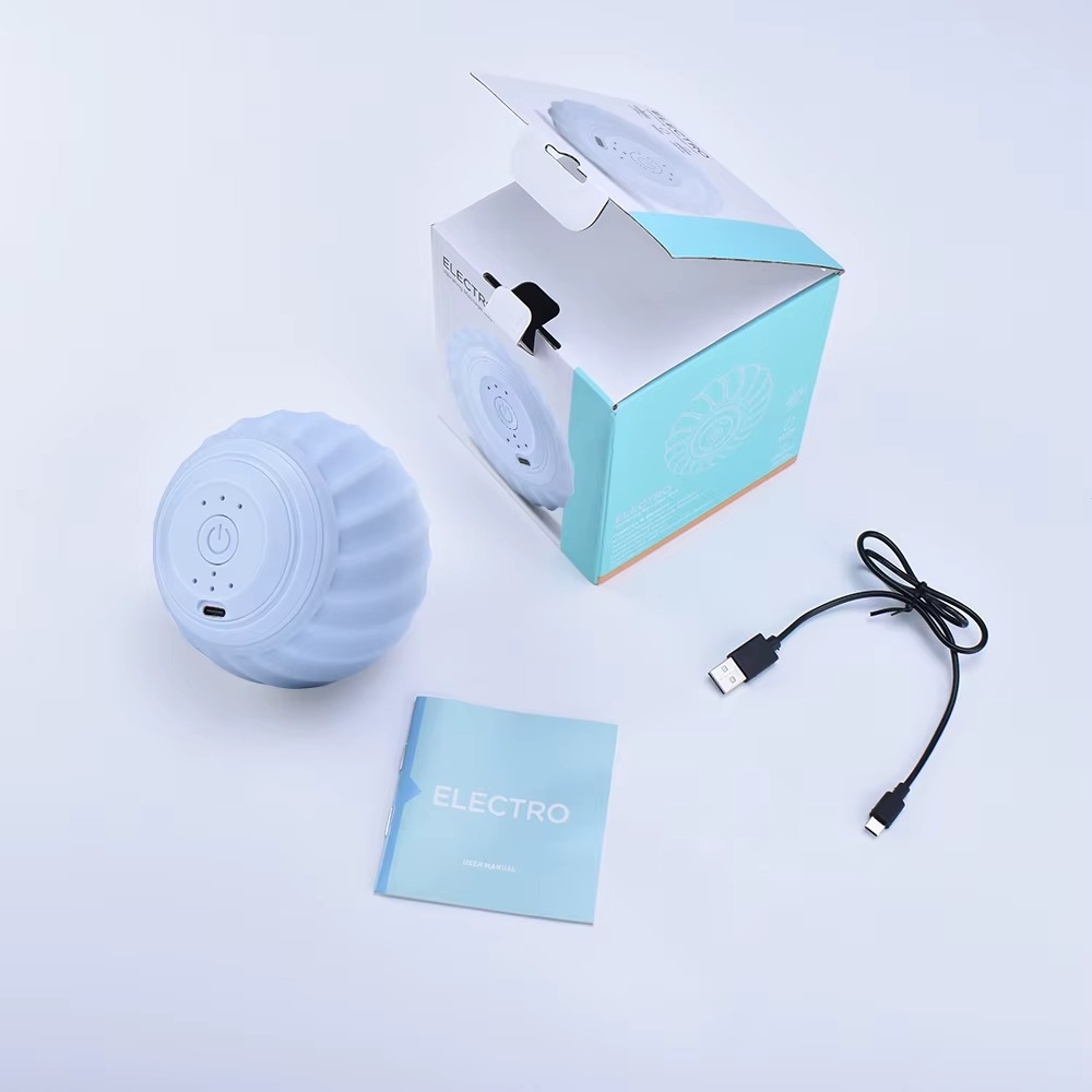 Yavani Electric Yoga Fascia Massage Ball Fitness Massage Ball for Muscle Pain Relief