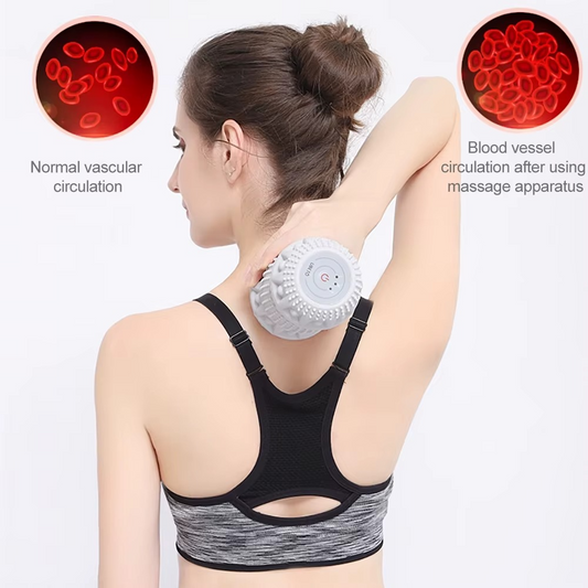 Palla Da Massaggio  Massage  Rechargeable Body Relax Electric Peanut Vibrating Massage Ball Roller