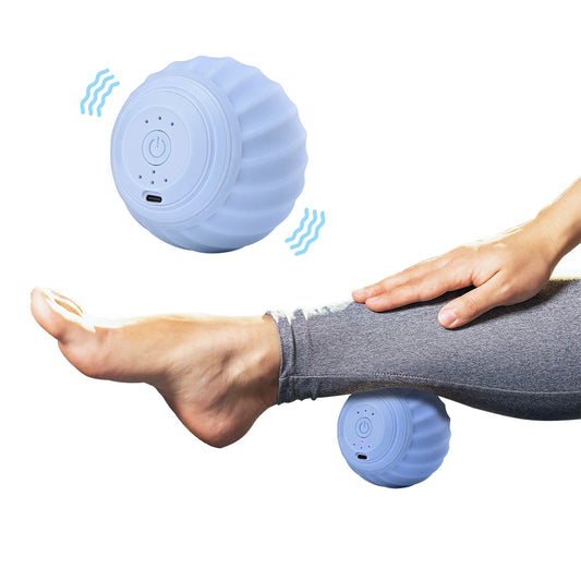 Yavani Electric Yoga Fascia Massage Ball Fitness Massage Ball for Muscle Pain Relief