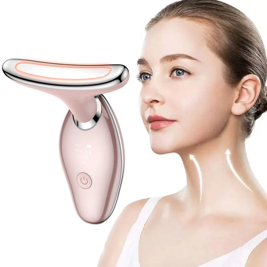 Yavani Electric Neck Lifting Device Skin Tightening Machine New Rechargeable Warm Face Wrinkle Remover Tool ABS Vibration