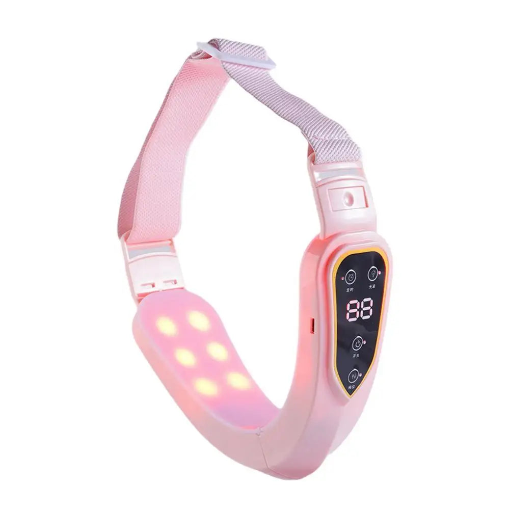 KKS Beauti Product Facial Lift Device Double Chin V Face Shaped Cheek Lift LED Photon Therapy Facial Slimming Vibration Massager