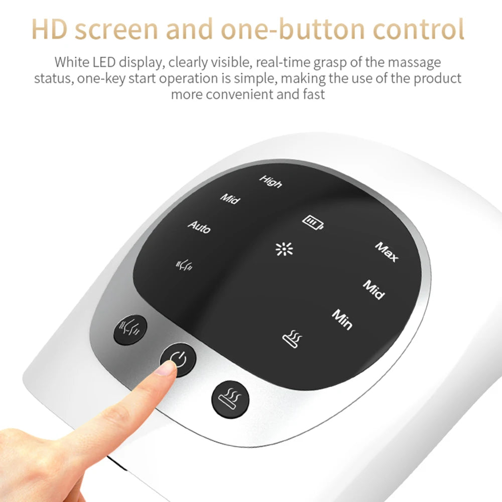 New Arrival Smart Timing LCD Display Screen Joint Pain Relief Knee Massager for Arthritis Pain Relief