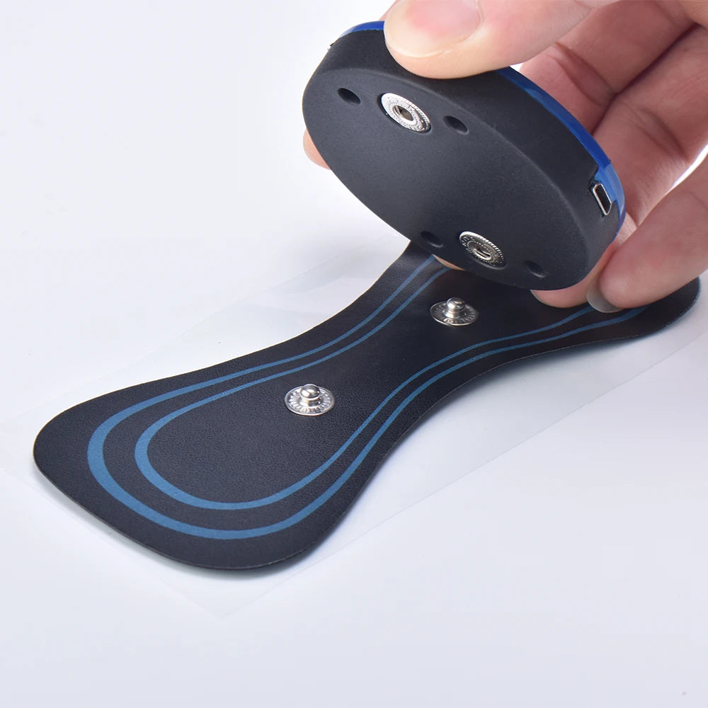 Wireless Ems Pain Relief Heating Pad Sticker Muscle Stimulator Electric Neck Back Massager Mini Massage Stick