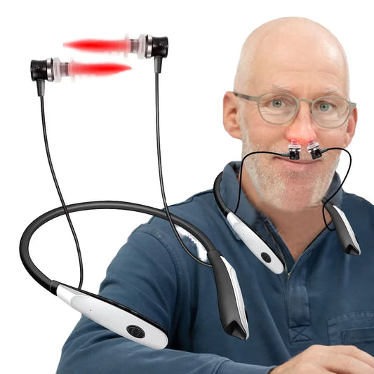 Rechargeable 650nm Infrared Physiotherapy Earplug Irradiation Device Nasal and Ear Canal Irradiator