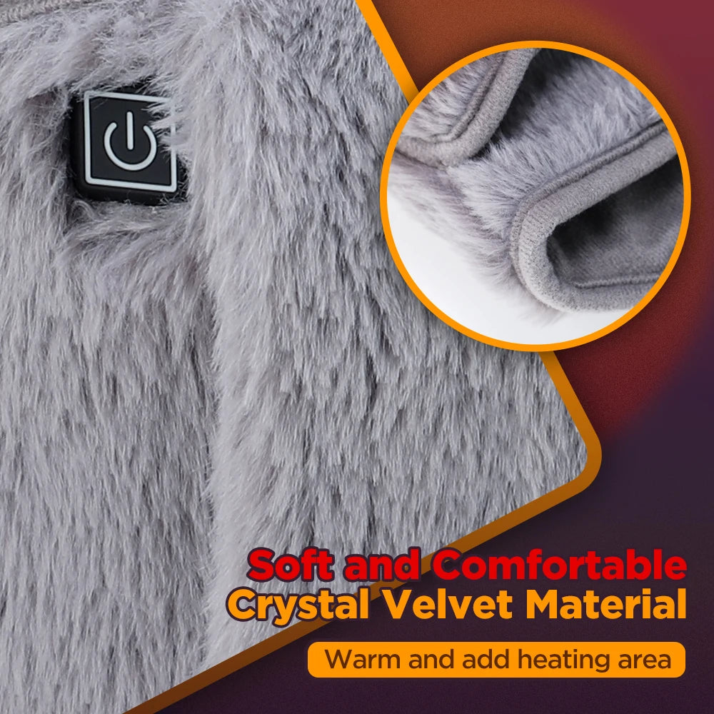 New Design 3 Levels Women Menstrual Relief Pain Uterus Hand Warmer Back Waist Electric Heating Abdominal Warm Belt