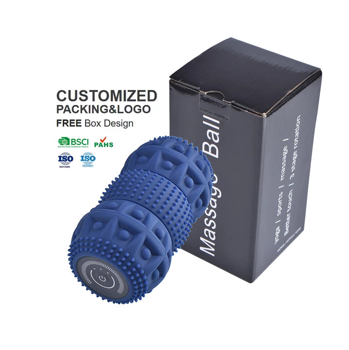 Palla Da Massaggio  Massage  Rechargeable Body Relax Electric Peanut Vibrating Massage Ball Roller