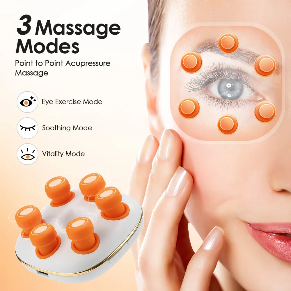 Portable Eye Massager with Vibration Eye Steamer Relieve Fatigue Dry Eyes Moisturizing Device Facial Mist Nano Sprayer