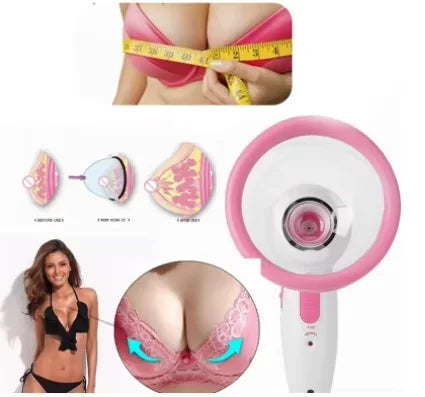 Portable Electric Breast Enlargement Device Vacuum Pump Cup Breast Massager Enhancing Cupping Machine Nipple Enlarge Instrument