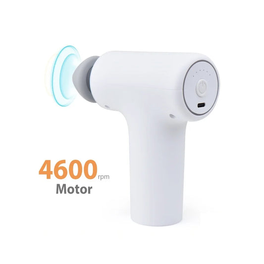 Mini Thermal Massage Gun Portable Multifunctional Deep Muscle Fascia Fitness Indoor Handheld Sports Massager Gun Booster