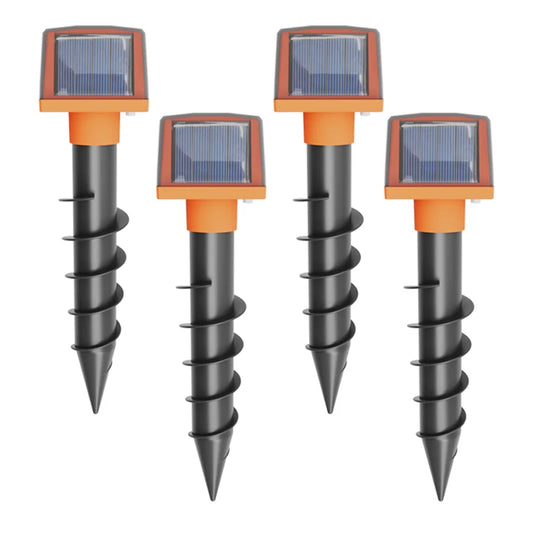 Yavani New Arrival Double-sided Solar Panel Snake Mole Deterrent Groundhog Gopher Mouse Repeller Solar Snake Repeller