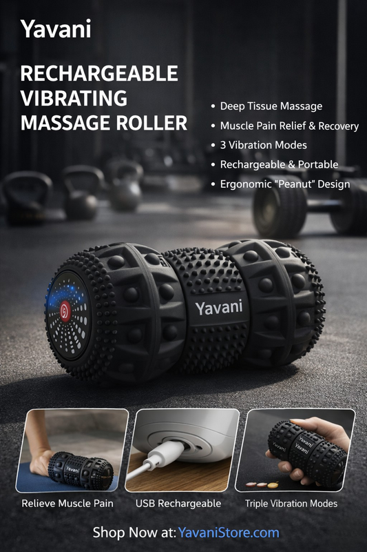 Palla Da Massaggio  Massage  Rechargeable Body Relax Electric Peanut Vibrating Massage Ball Roller